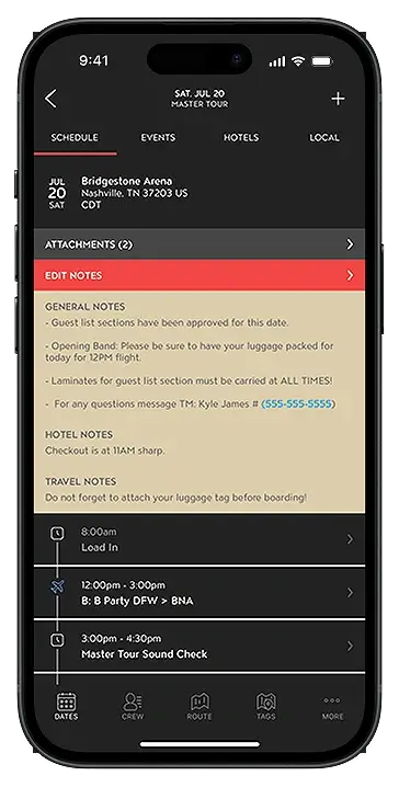 Master Tour mobile screenshot (small)